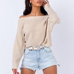 Princess polly beige sweater.